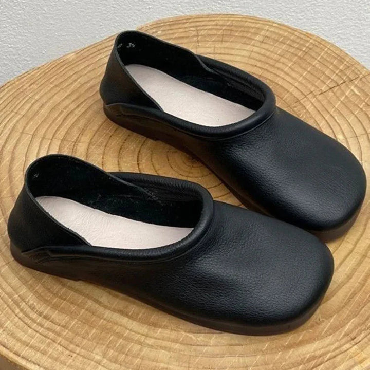 Nina | Leather Flats
