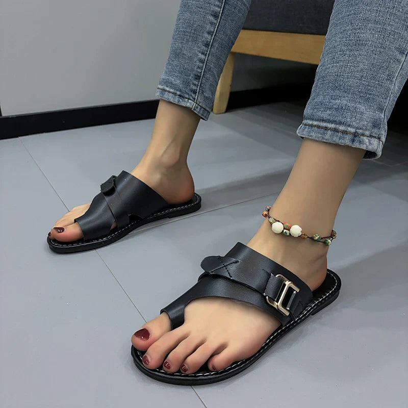 Evelyn | Leather Sandals