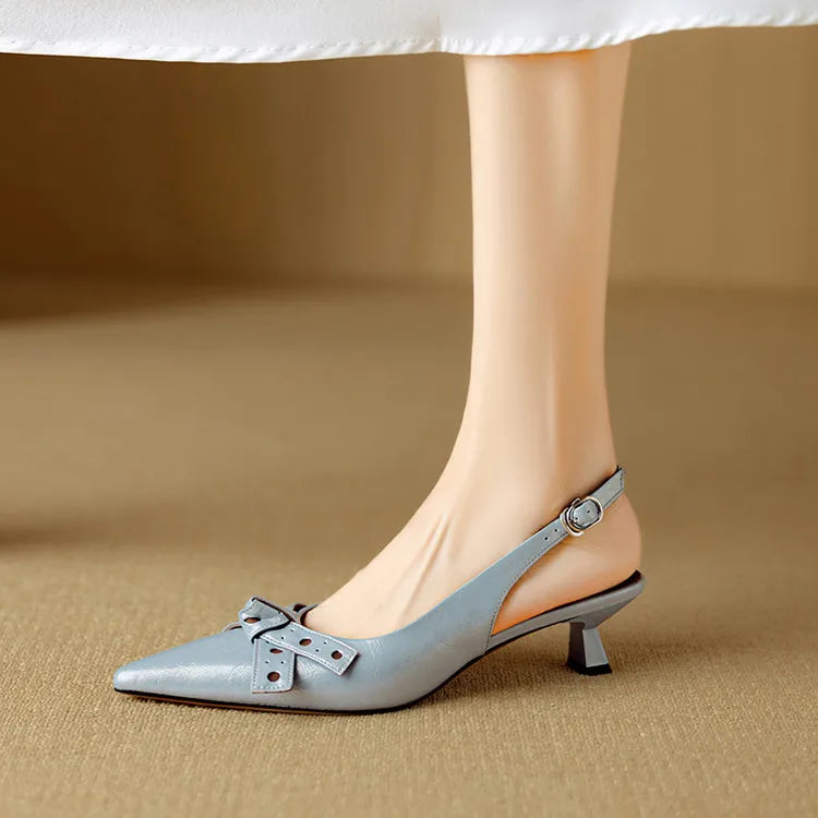 Sophie | Leather Heels