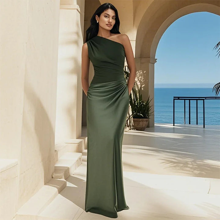 Celia | One-Shoulder Maxi Dress