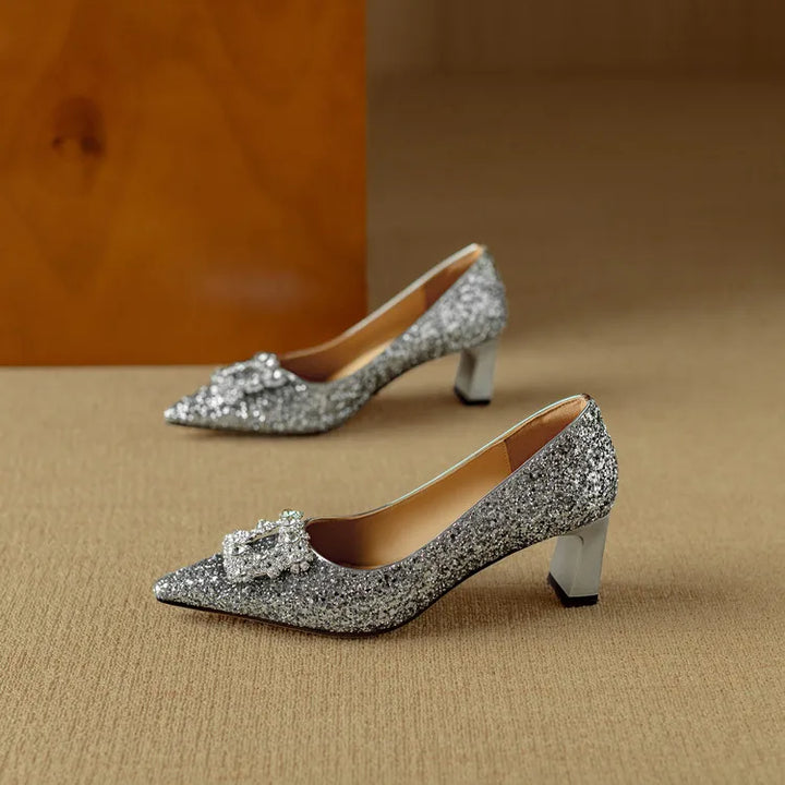 Monica Secrets | Glitter Pumps