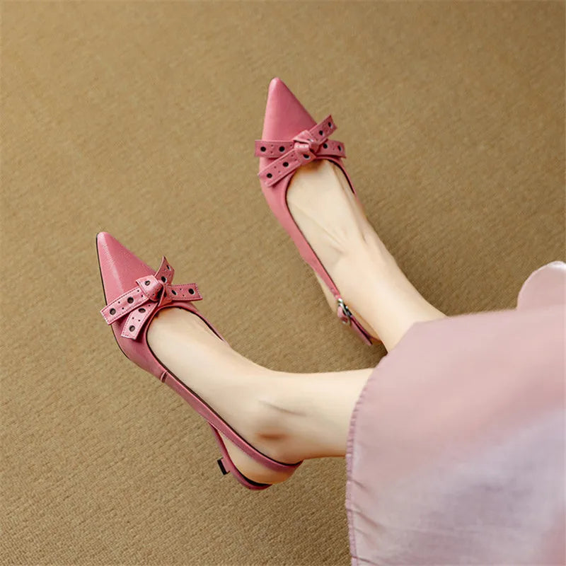 Sophie | Leather Heels