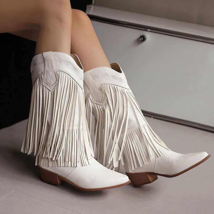 Elara | Suede Leather Boots