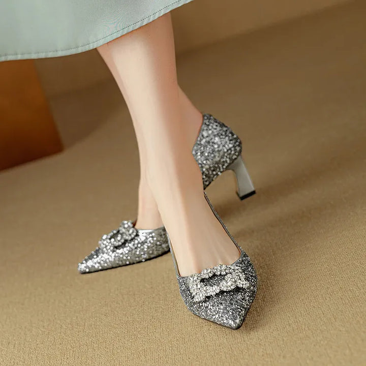 Monica Secrets | Glitter Pumps