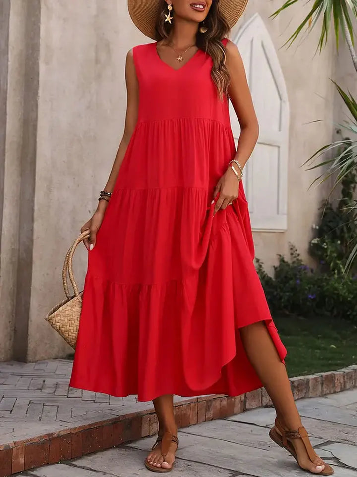 Clara | Flared Long Dress