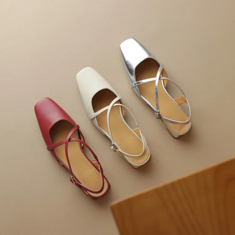 Sienna | Leather Flats