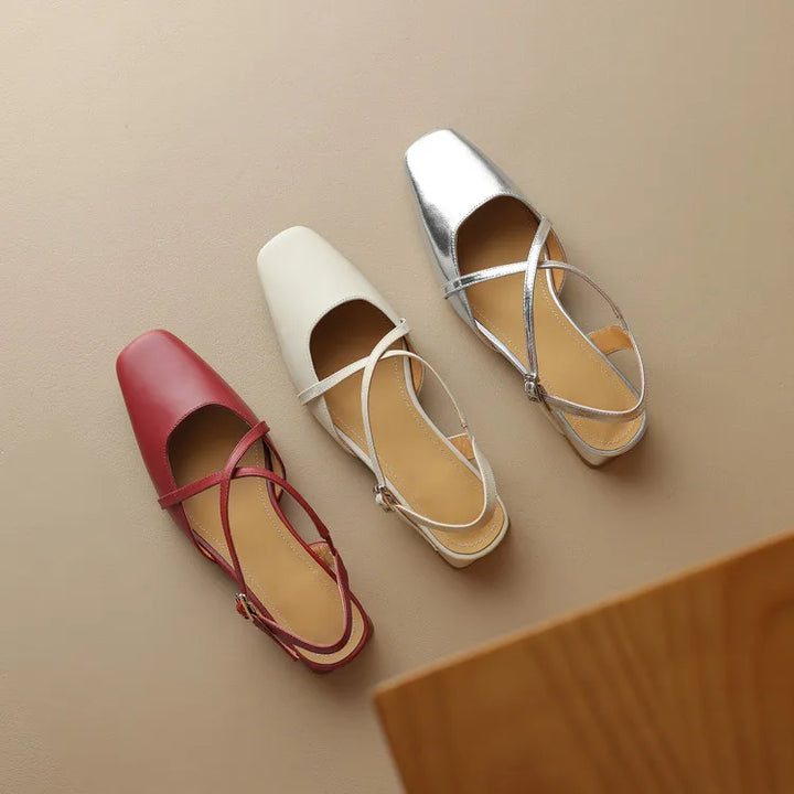Sienna | Leather Flats