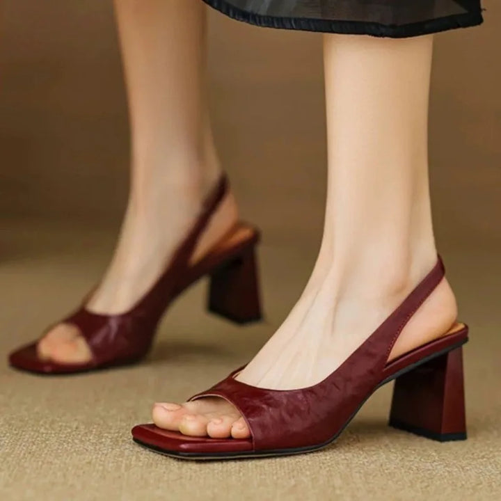 Marisol | Leather Heels