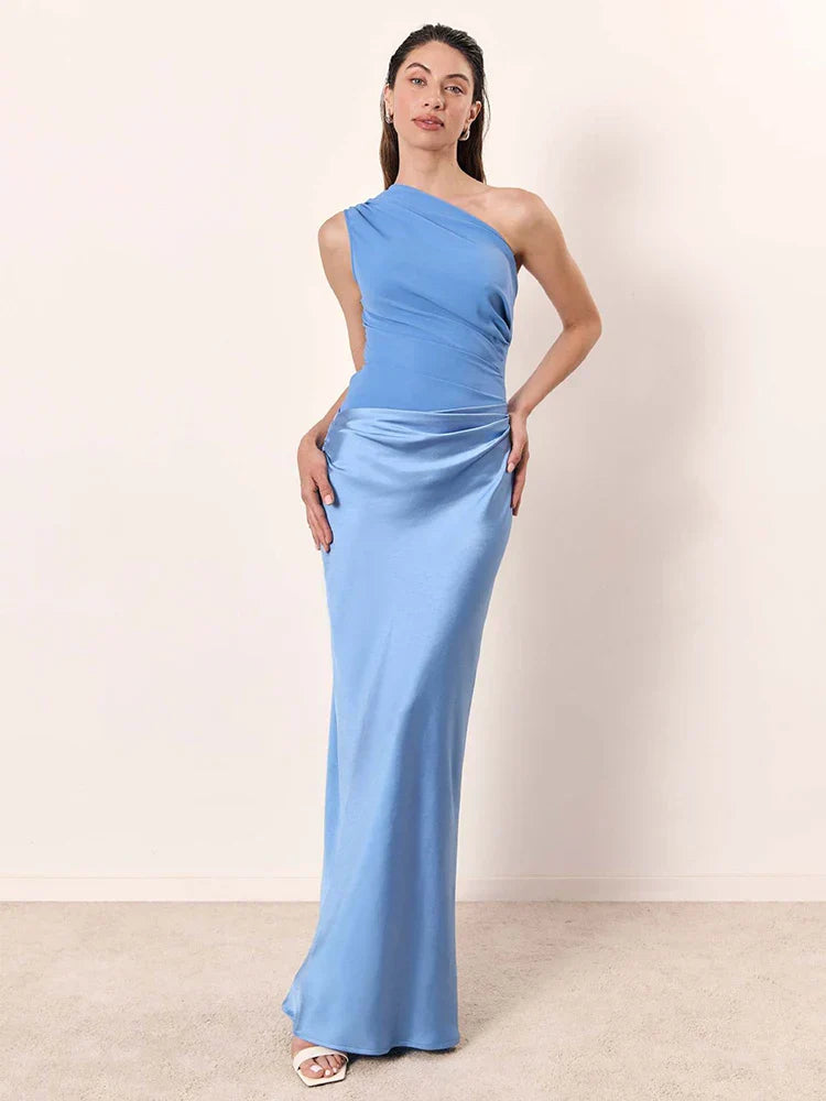 Celia | One-Shoulder Maxi Dress