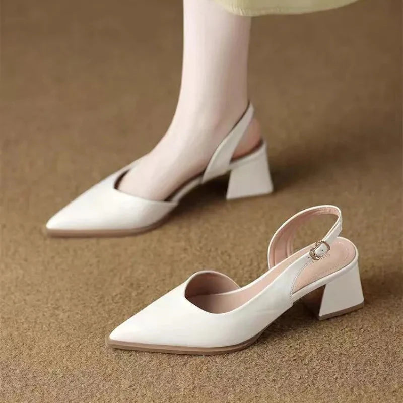 Elena | Leather Heels