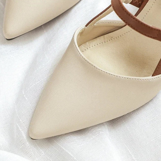 Monica Secrets | Leather Heels