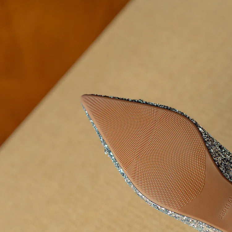 Monica Secrets | Glitter Pumps