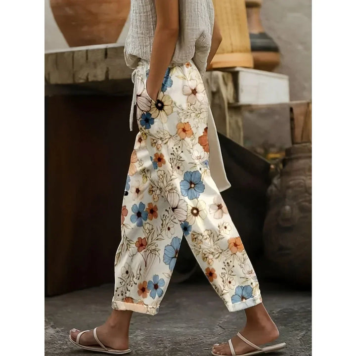 Monica Secrets | Floral Relaxed Trousers