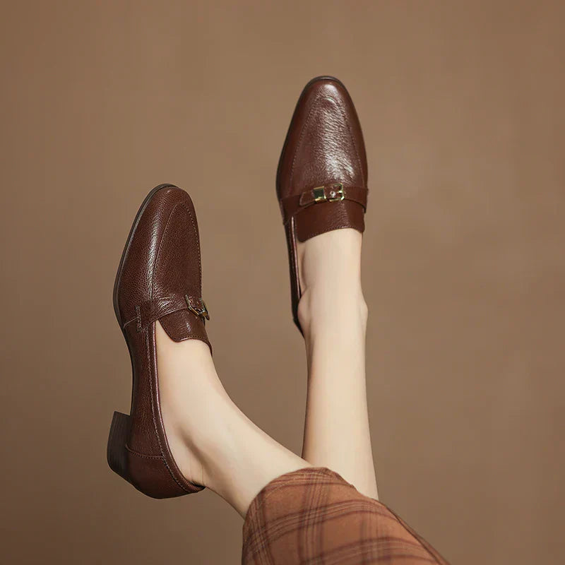 The Cleo Chunky Heel Shoes