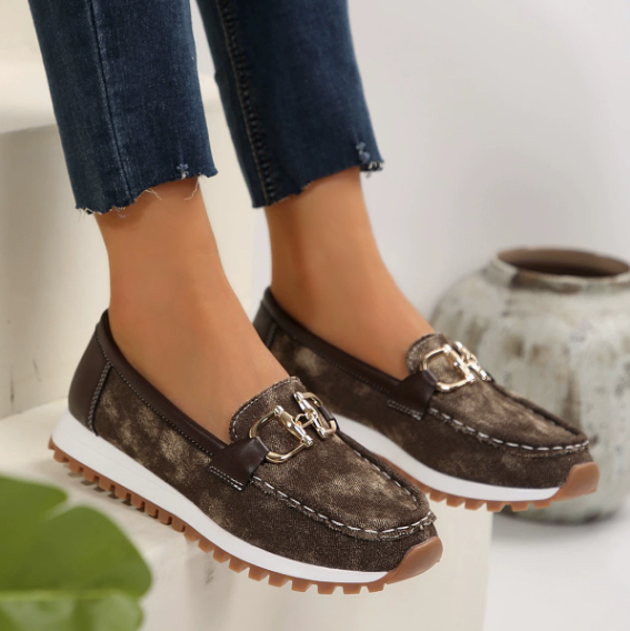 Monica Secrets | Hybrid Buckle Loafers