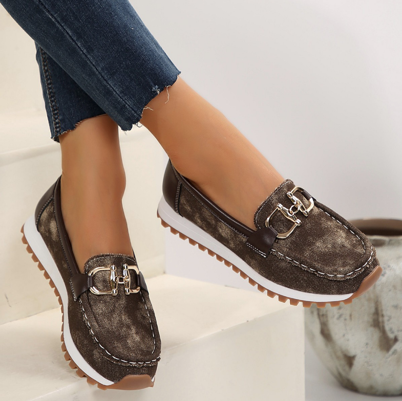 Monica Secrets | Hybrid Buckle Loafers