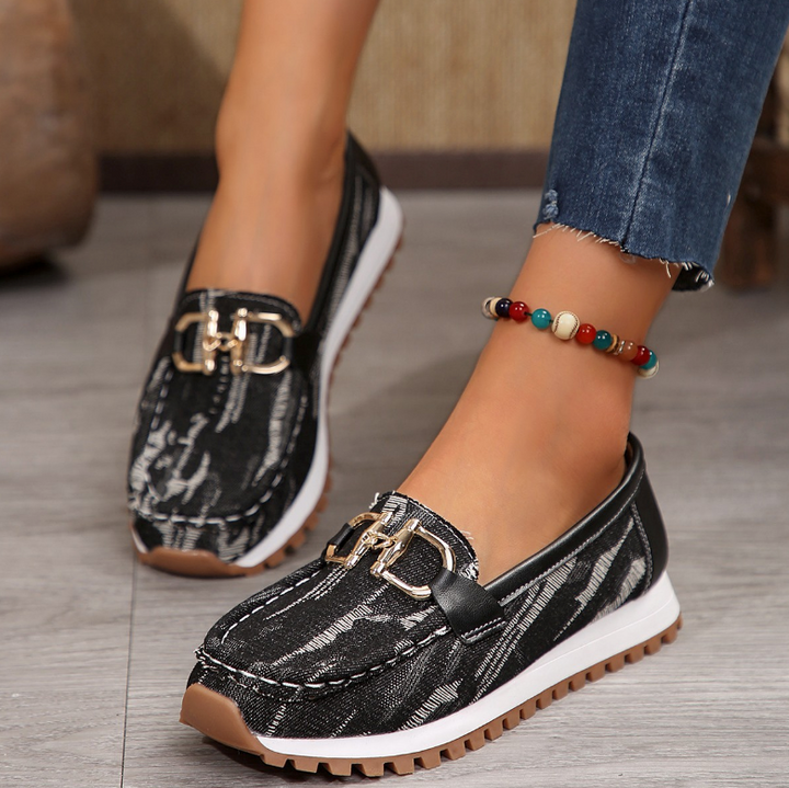 Monica Secrets | Hybrid Buckle Loafers