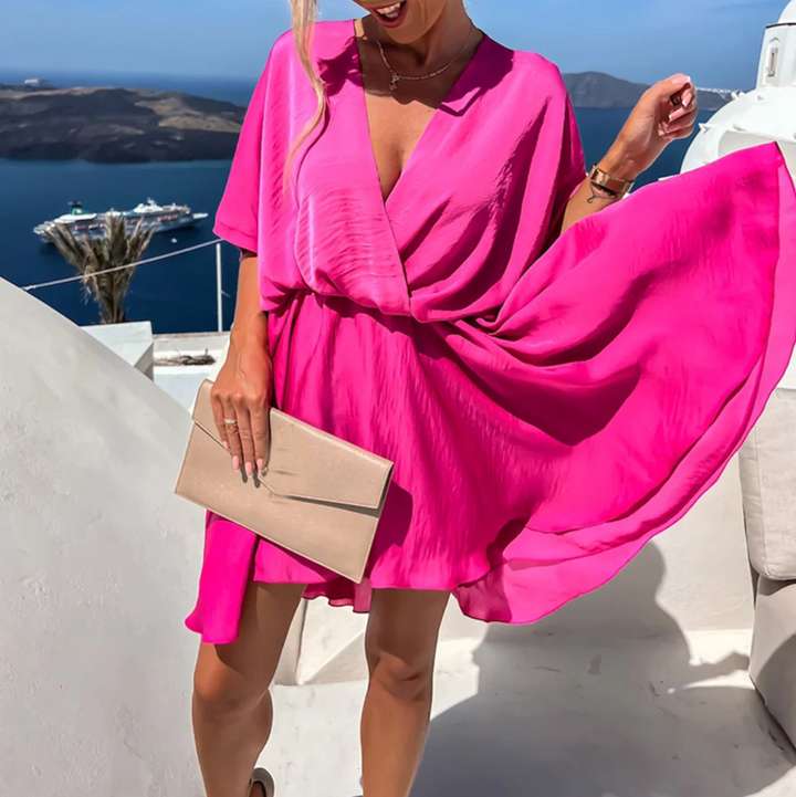 Sabrina | High Waist Mini Dress