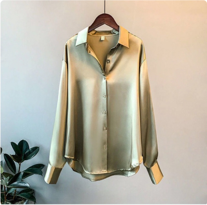 Iris | Satin Blouse