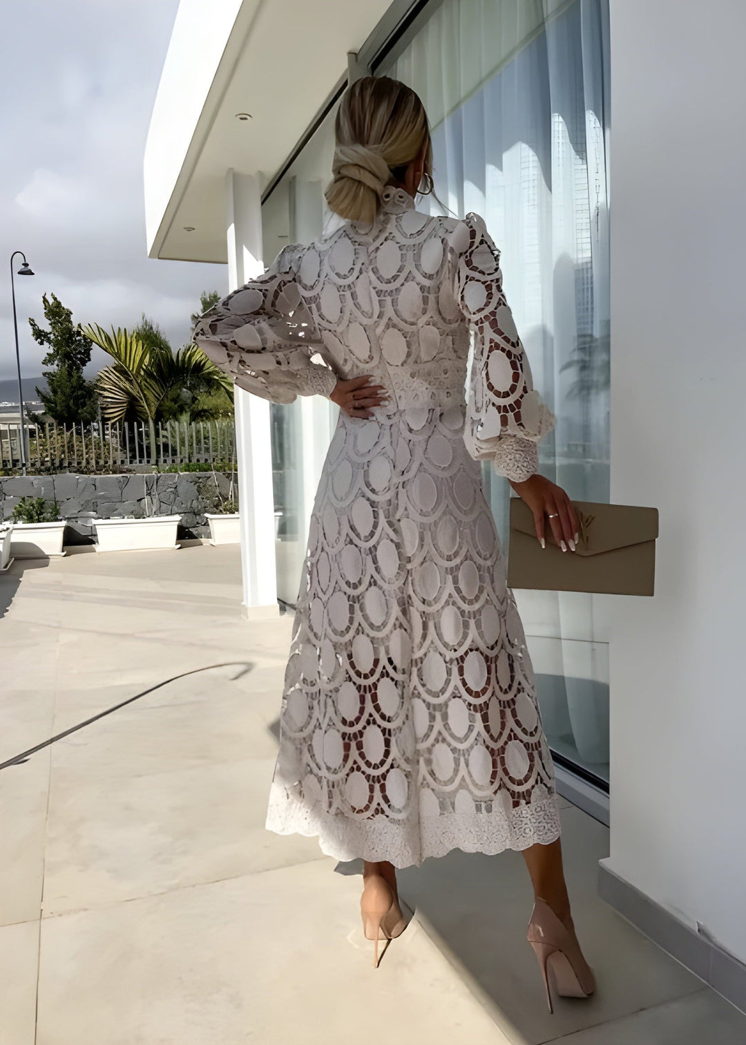 Fiona | Stand Collar Dress