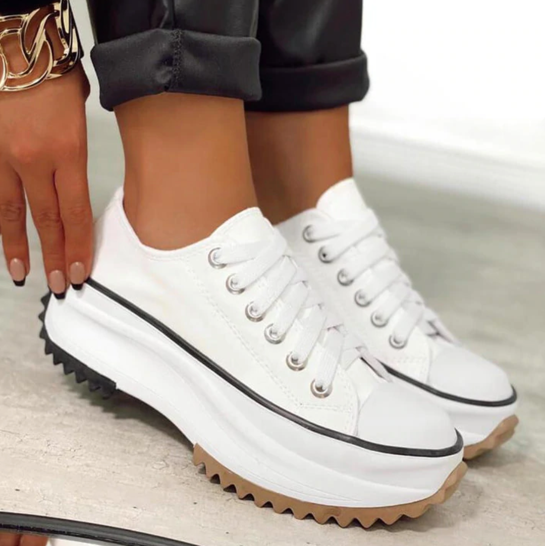 Elowen | Canvas Platform Sneakers