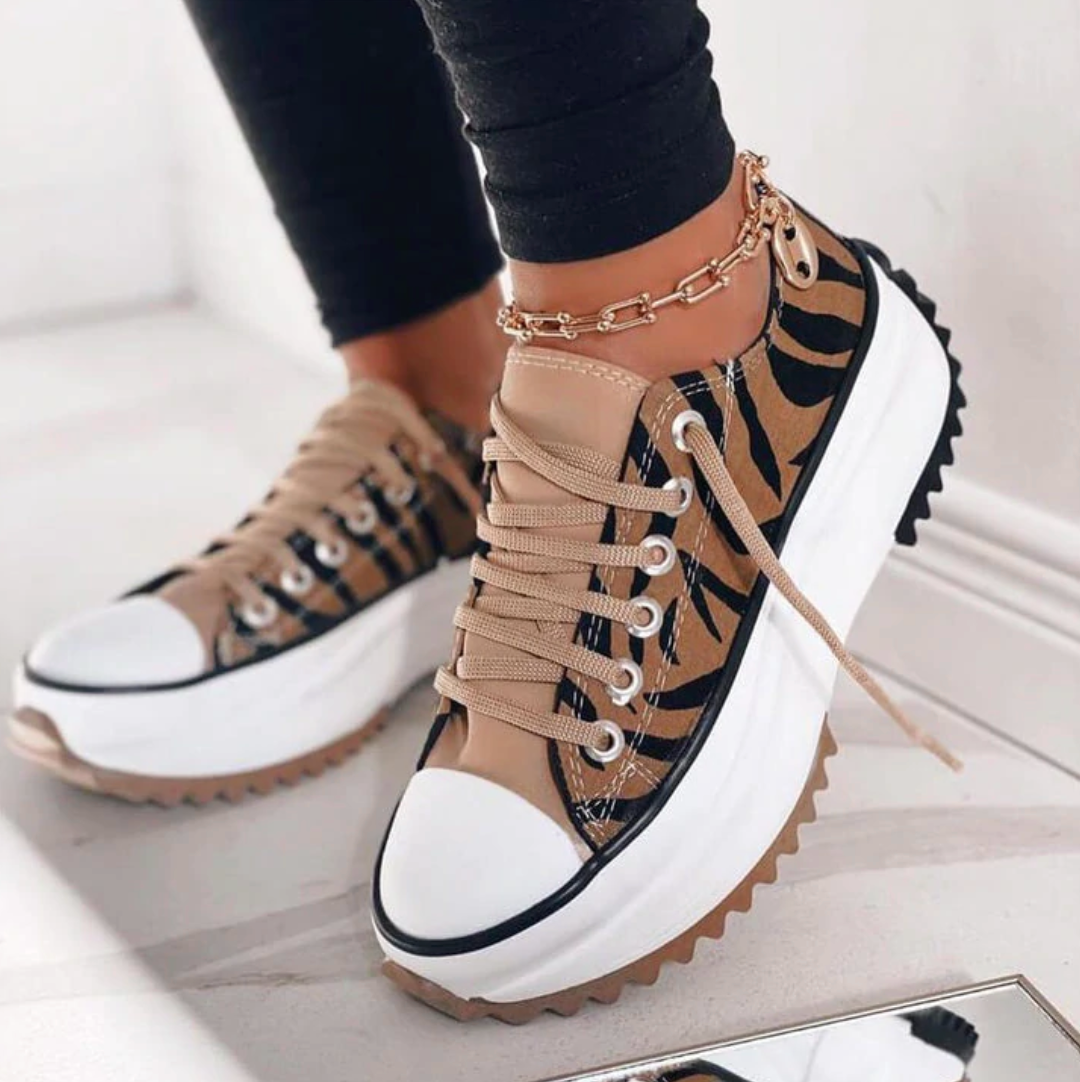 Elowen | Canvas Platform Sneakers