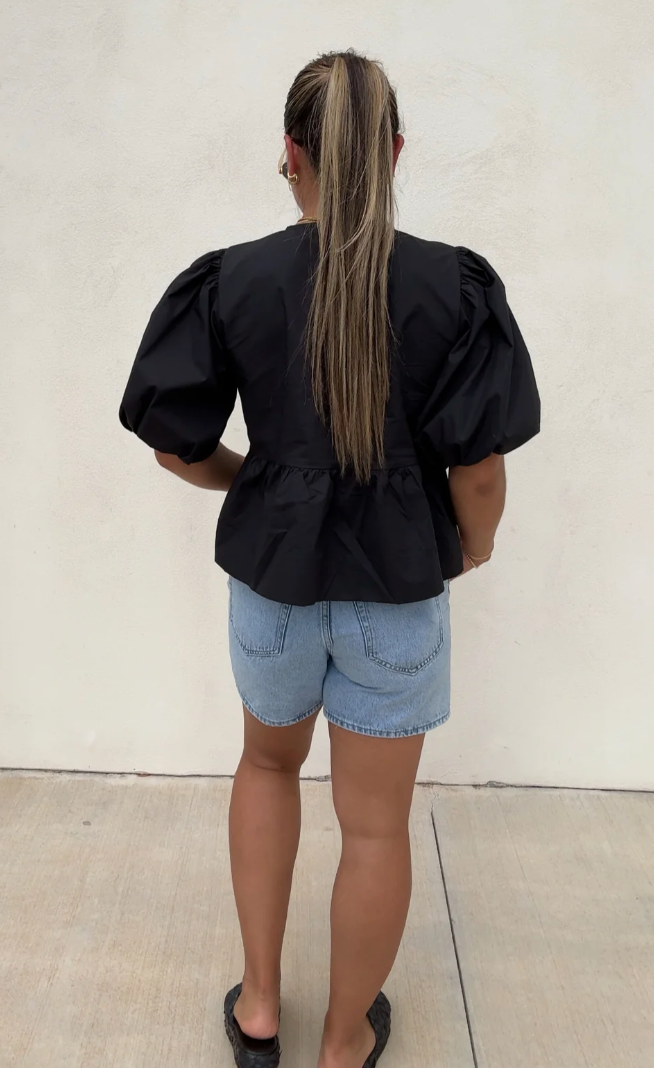 Elena | Puff Sleeve Blouse