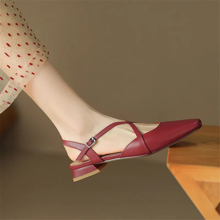 Sienna | Leather Flats