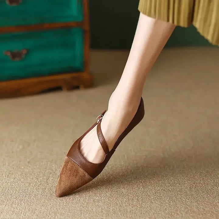 Ivy | Leather Flats