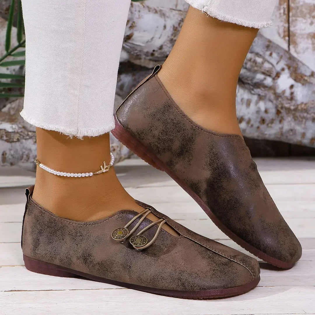 Elowen | Suede Loafers