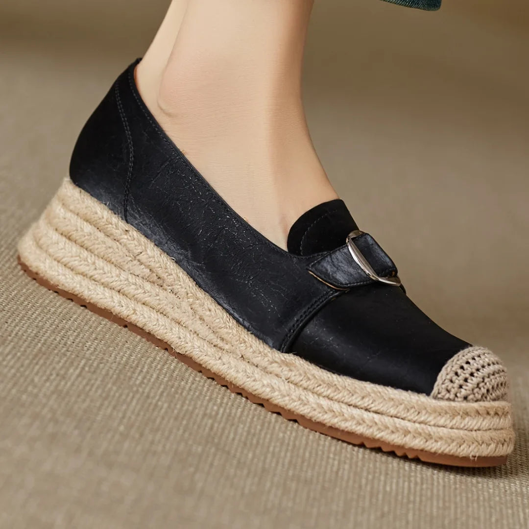 Monica Secrets | Genuine Leather Platforms