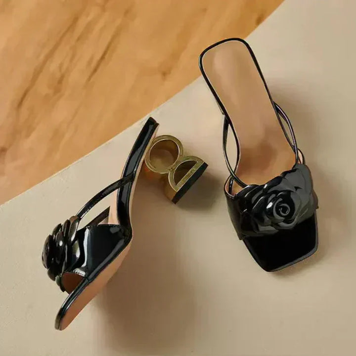 Monica Secrets | Floral Sandals