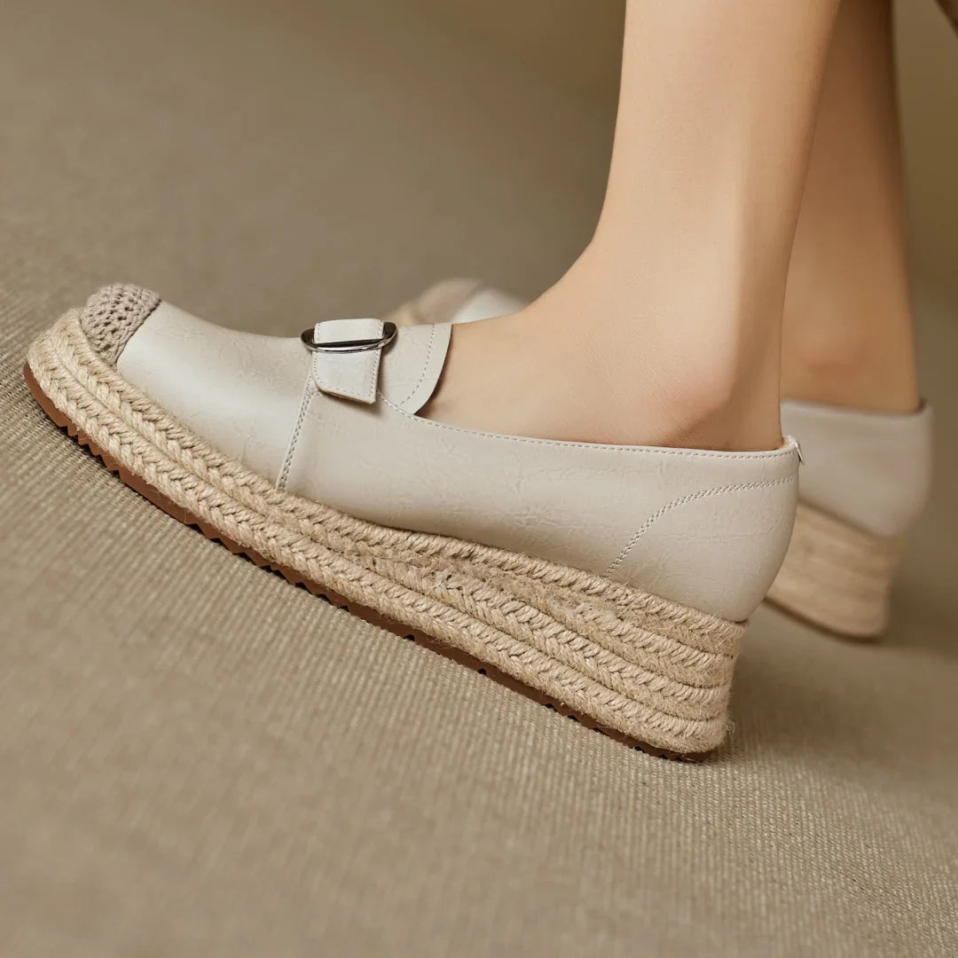 Monica Secrets | Genuine Leather Platforms