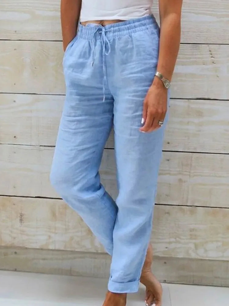 Monica Secrets | Relaxed Drawstring Trousers