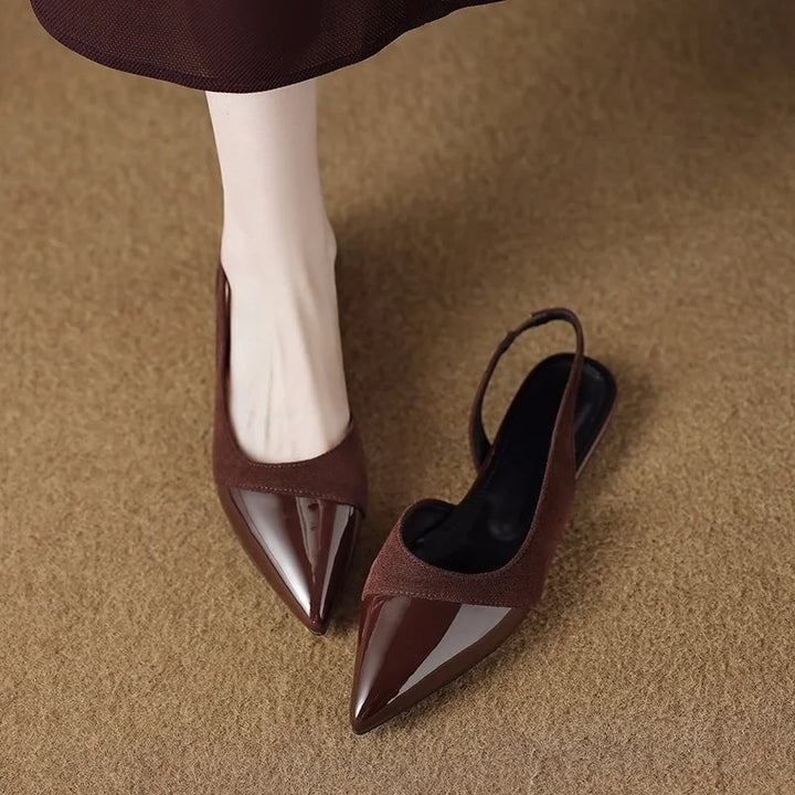 Elara | Leather Slingbacks