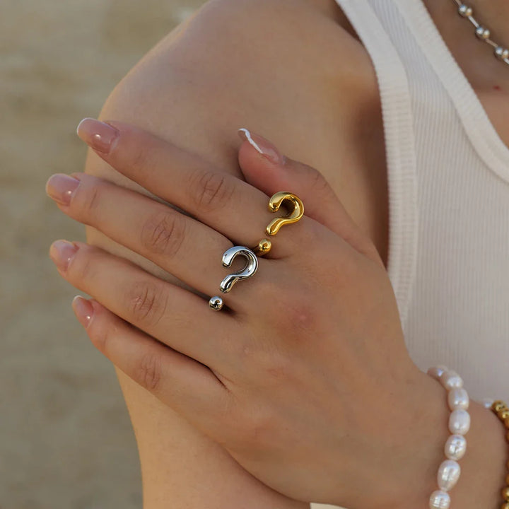 Dainty Confusion Question Ring