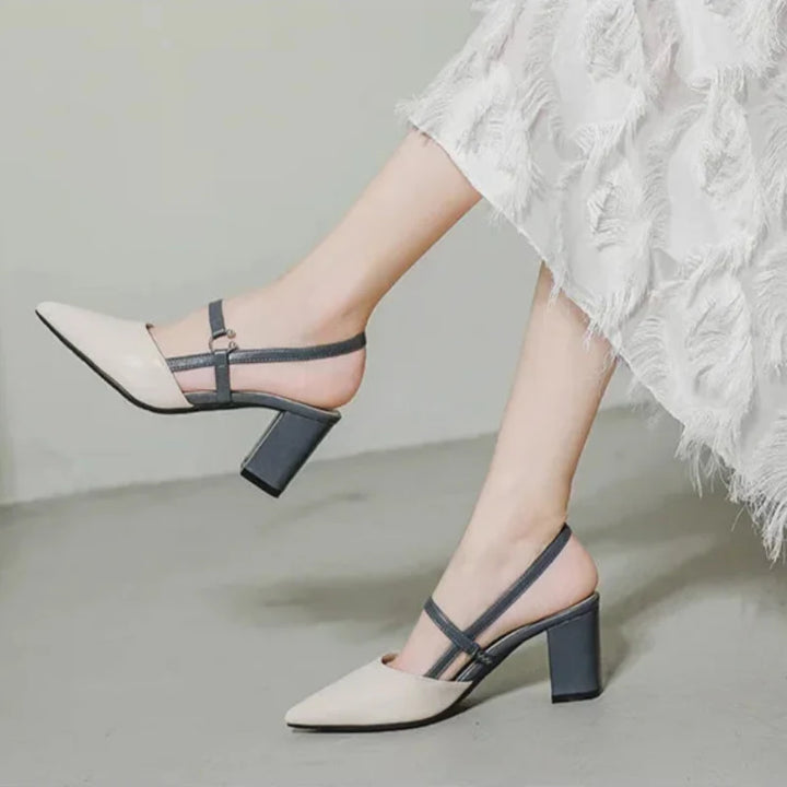 Monica Secrets | Leather Heels