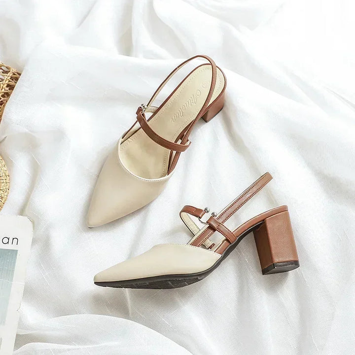 Monica Secrets | Leather Heels