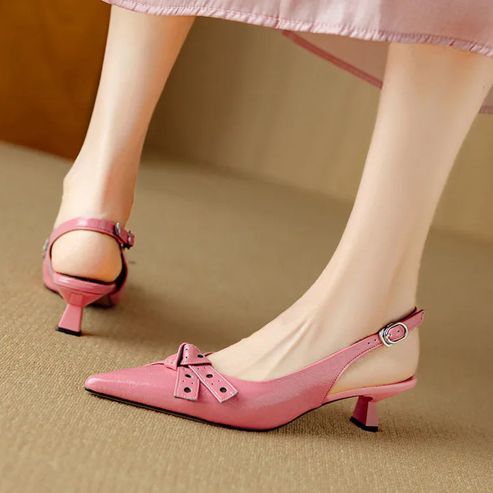 Sophie | Leather Heels