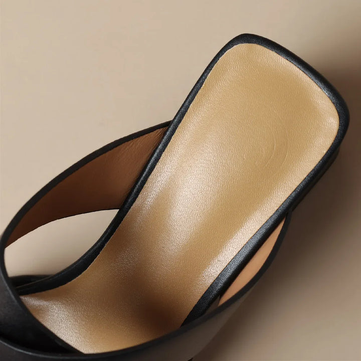 Luna | Leather Heels