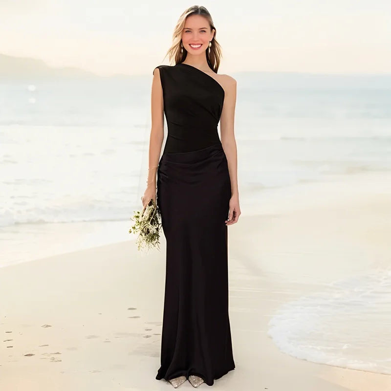 Celia | One-Shoulder Maxi Dress