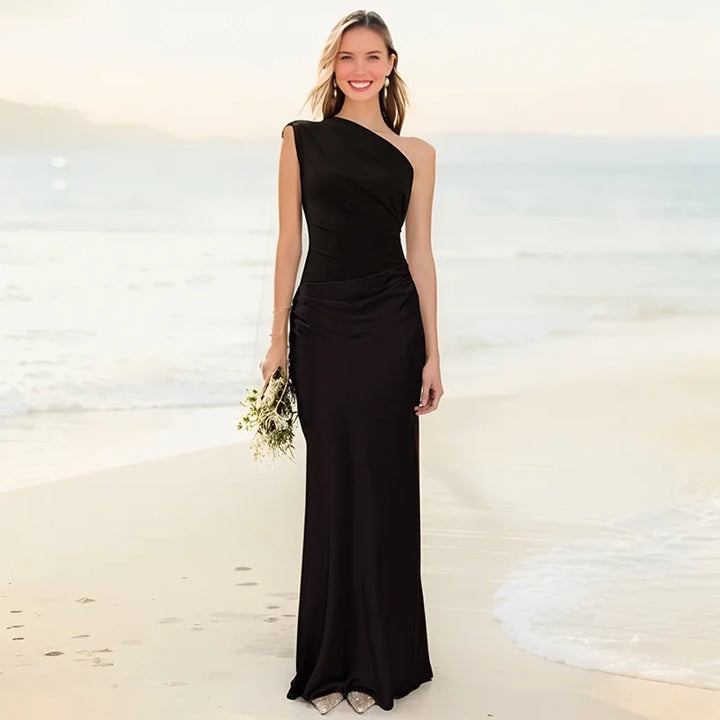 Celia | One-Shoulder Maxi Dress