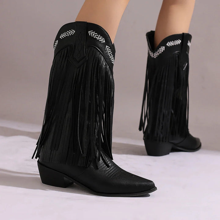 Elara | Suede Leather Boots