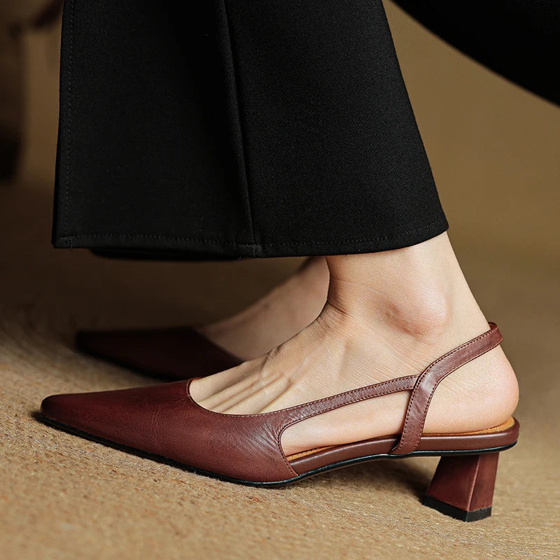 Marisol | Leather Heels