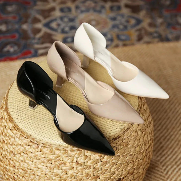 Liora | Leather Heels