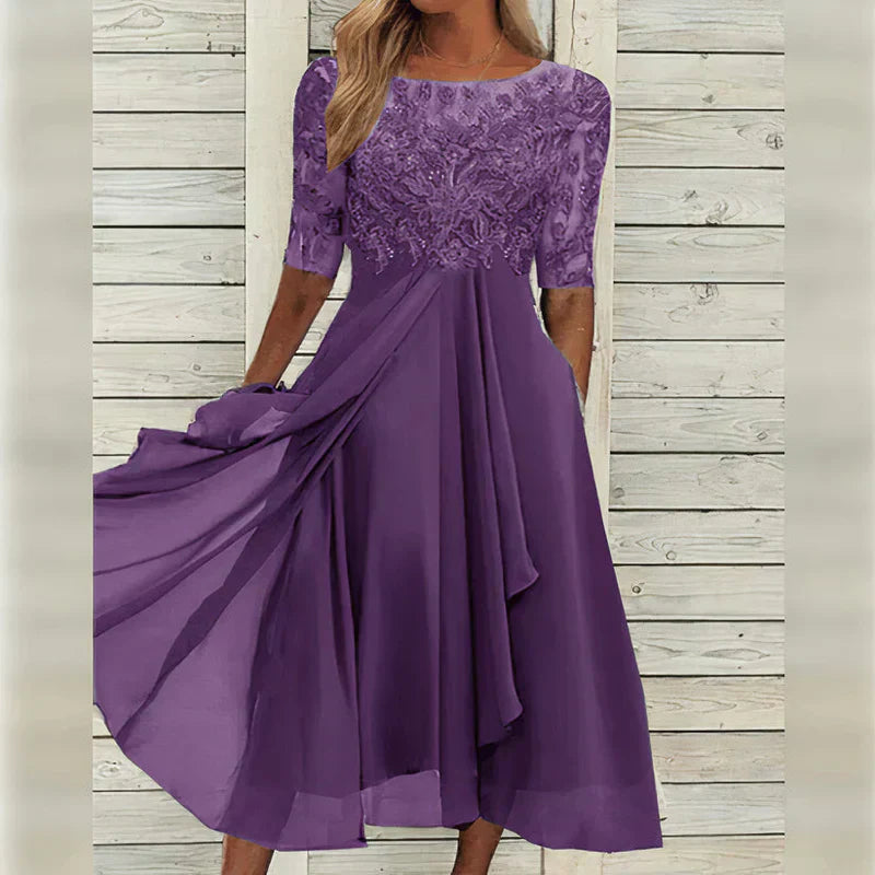 Amara | Lace Embroidered Dress