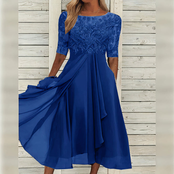 Amara | Lace Embroidered Dress