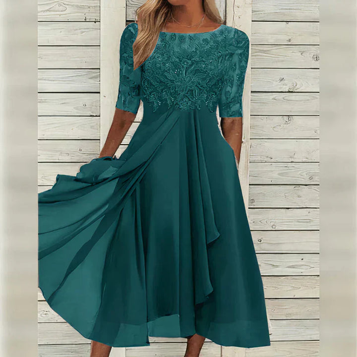 Amara | Lace Embroidered Dress