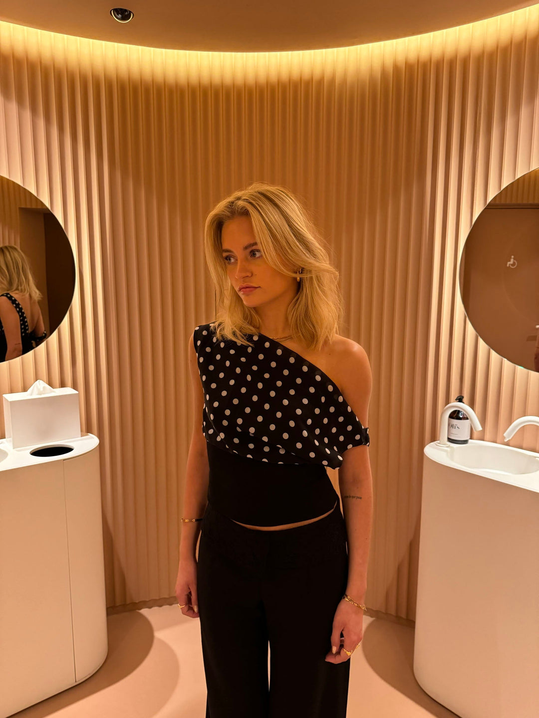 Mirella | Polka Dotted Top