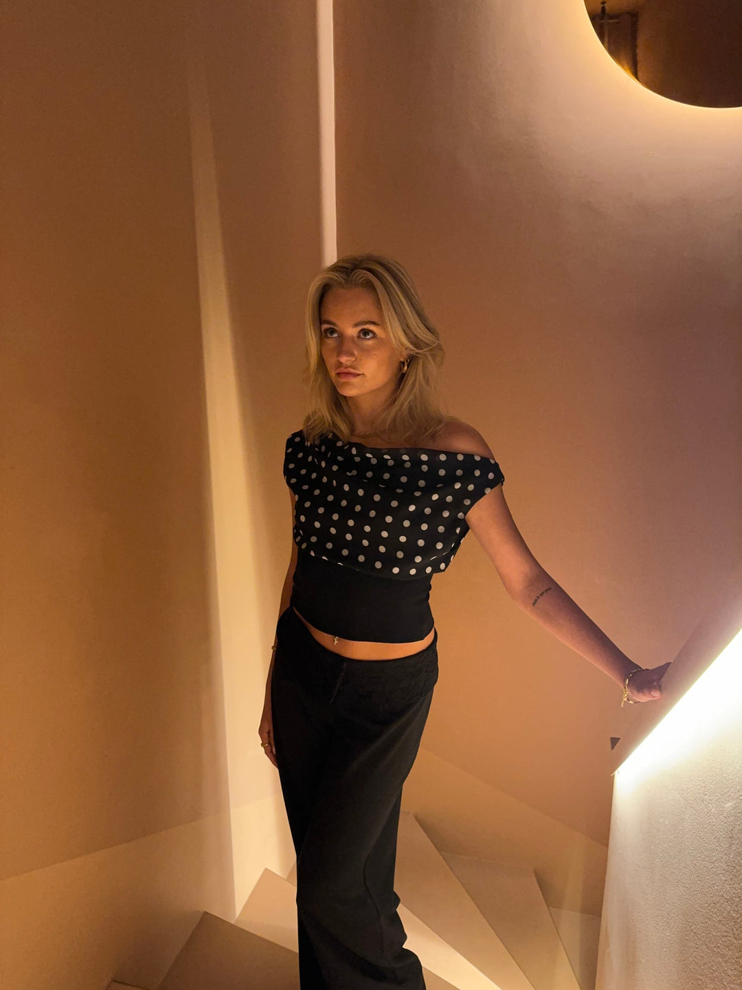 Mirella | Polka Dotted Top
